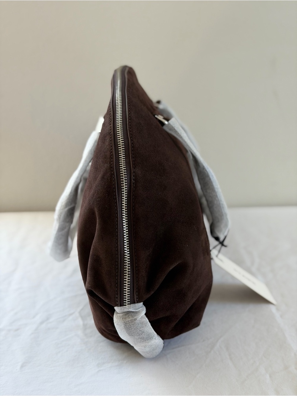 Staud Hester Satchel in Espresso Suede - Picture 10 of 13